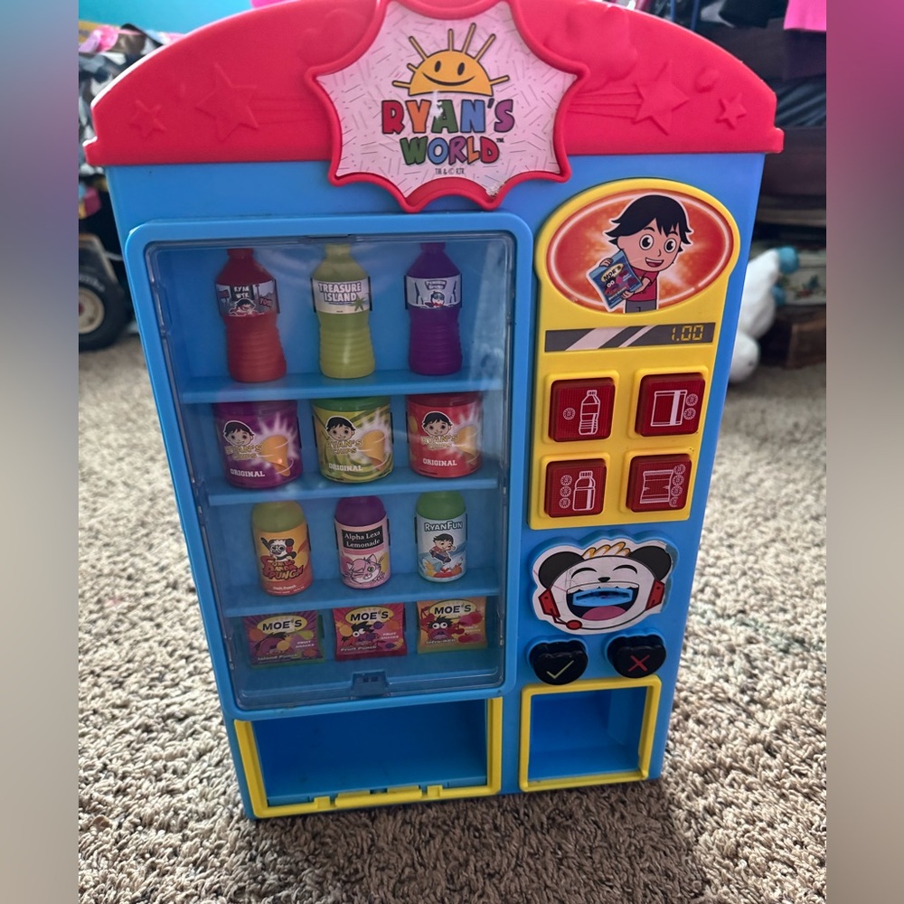 Kids Vending Machine Toy - Blue and Red